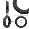 Bezduché offroad pneumatiky 8.5x2-6.1 [Ewheel]