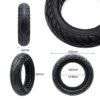 Ultra-lehká plná pneumatika 10x2.125 - černá linie [Ewheel]