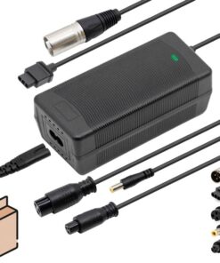 Nabíječka 48 V (54,6 V) 2A s DC a GX konektory pro SmartGyro Speedway/Rockway a podobné/NIU