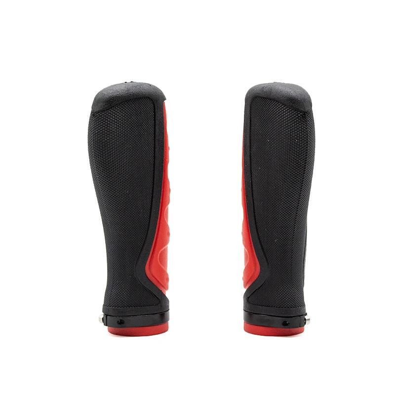 Ergonomické červené silikonové rukojeti - 2 ks
