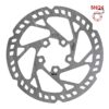 Brake disc 135 mm 5h silver