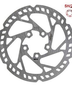 Brake disc 135 mm 5h silver