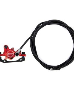Červená hydraulická brzdová sada CR-3, přední levá – pár [ZOOM] – pohled 4