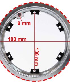 Alternative view of 6.5/B52 Ráfek vhodný pro bezdušové pneumatiky pro Dualtron 3 [Minimotors]