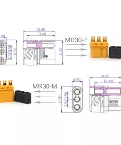 Alternative view of Konektor MR30 AMASS - 5M/5F