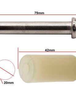 Čep s PU20x42mm 8/M5x73mm řemenem pro KUGOO S1