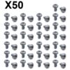 Stříbrný šroub M5×10 pro brzdové kotouče – 50 ks