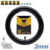 Premium Tube 2.0mm Thickness 8.5x2(156) Straight Valve Black Cat