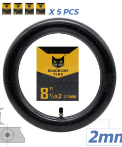 Premium Tube 2.0mm Thickness 8.5x2(156) Straight Valve Black Cat