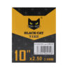 Premium tube 2.0mm thickness 10x2.5 valve 90x90º Black cat