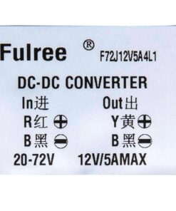 Alternative view of Měnič DC 20-72V na 12V 5A [FULREE]