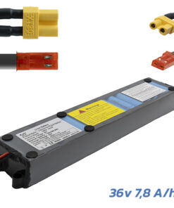 Alternative view of Baterie 36 V 7,8 A/H s konektory XT30 a JST [eWheel]