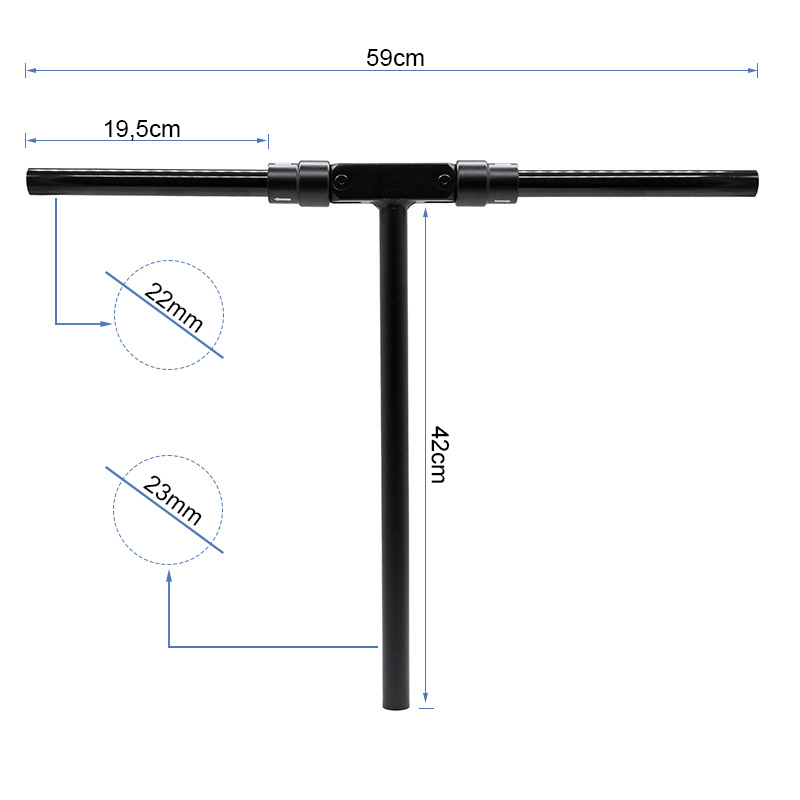 Skládací řídítka 42/59 cm pro SmartGyro - Obrázek 2