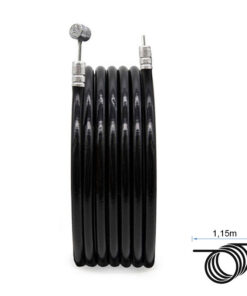 1,15 m černý brzdový kabel a kabel