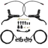 CR-3 Black Hydraulic Brake Kit Front L Rear R [Zoom]