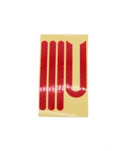 Červená reflexní nálepka pro Xiaomi reflektor - 10 ks.