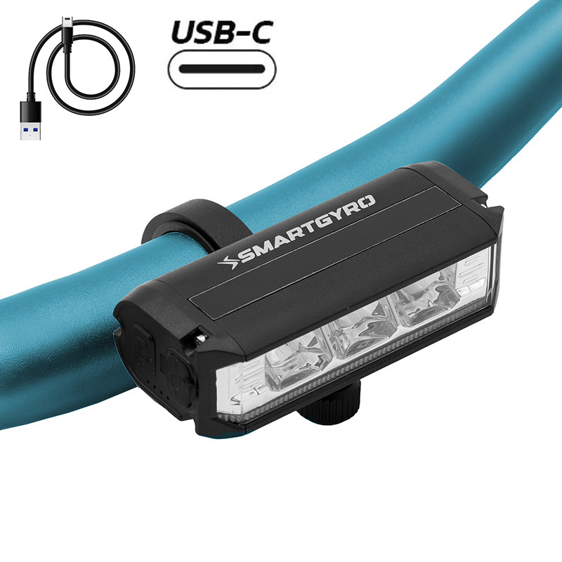 USB-C Rechargeable Front LED Light – SMARTGYRO PRO HD - Obrázek 3