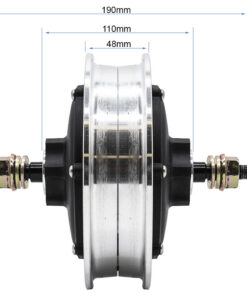 Alternative view of Motor 52V 1200W 6/B38 KuKirin G3 Pro – krátký kabel