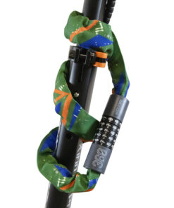 Visací zámek EWLK022 s vícebarevným textilním obalem