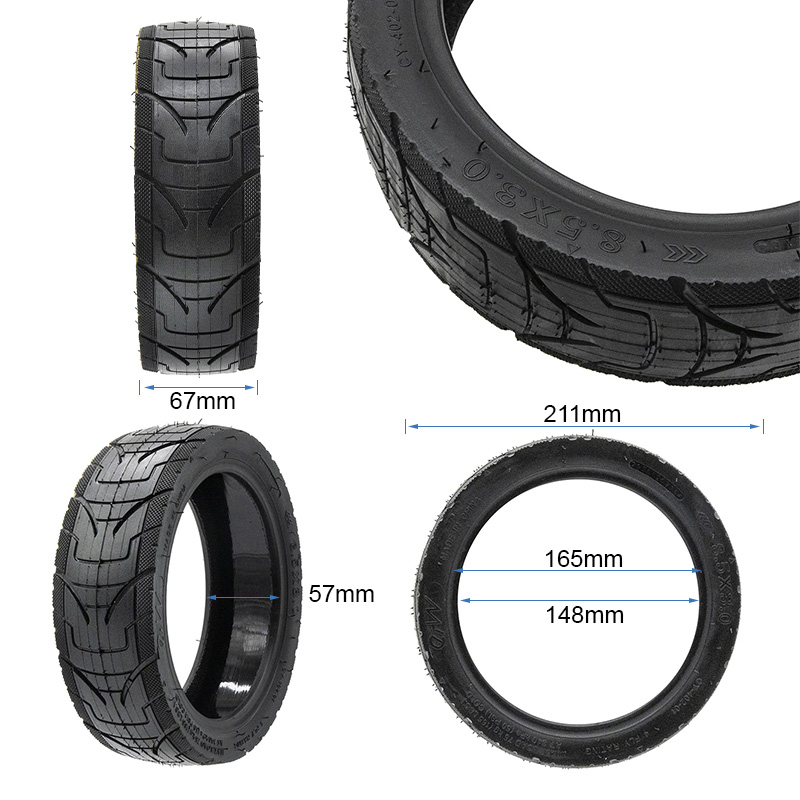 Pneumatika 8.5x3 bezdušová městská/silniční EWHEEL PANTHERURBAN - Obrázek 4