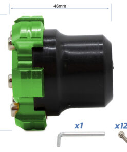 Decorative Anti-Fall Protector for Motor Shaft or Wheel EWTB-006 Green