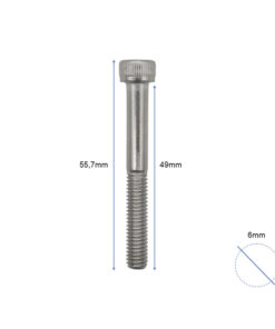 Šroub tyče řízení pro Dualtron Mini – 6 ks – pohled 2