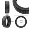 8,5x3 Tubeless Cityroad Tire - with GEL EWHEEL PANTHERURBAN