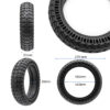 Perforated Solid Wheel 9x2.25-6.1 [Cityneye] - black