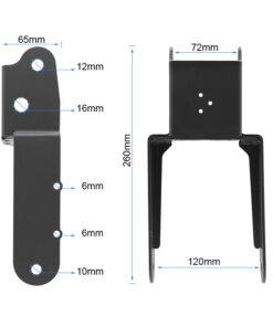 Alternative view of Front Fork Kukirin G2 (No Logo)