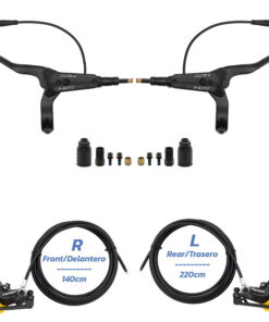 Alternative view of Black Hydraulic Brake Kit Y5 Front R Rear L [NUTT]