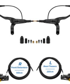 Black Hydraulic Brake Kit Y5 Front R Rear L [NUTT]