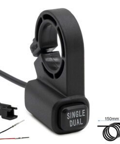 Alternative view of Single dual button panel - 1.5m - SM connector