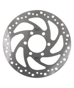 Brzdový kotouč R6 140 mm, 6 šroubů, stříbrný – střed 48 mm, tloušťka 2,9 mm – pohled 2