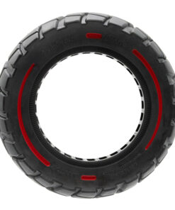 Plná pneumatika 9x3-5.5 červeno-černá linka [Amitor]