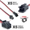 SM 2kolíkový konektor s kabelem 22 AWG - 5m/5h
