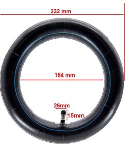Duše 10×2 se zahnutým ventilkem 90°×90° [eWheel] – pohled 2