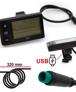 Displej S866 s voděodolným konektorem - s USB portem [Ewheel]