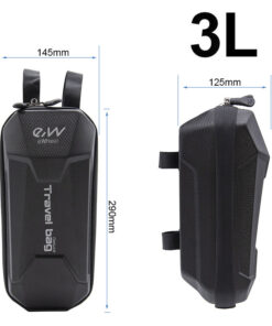 Luxusní černá taška s páskou suchým zipem [Ewheel] - 3L