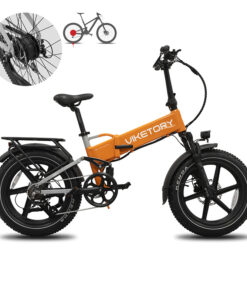 BRAVE elektrokolo FATBIKE Skládací Oranžová/Šedá