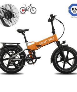 BRAVE elektrokolo FATBIKE Skládací Oranžová/Šedá