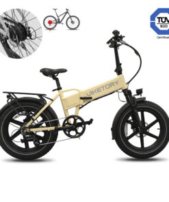 Alternative view of Lithor elektrické kolo FATBIKE Skládací krémová barva