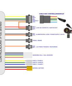 Elektronická souprava TF-100 36/48V 20A 500/800 W