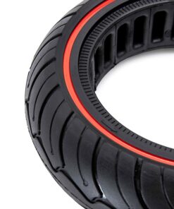 Alternative view of Ultraľahké pevné pneumatiky kolesa 9.5x2.5 červené pro NIU [Ewheel]