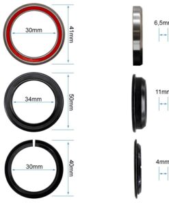 Alternative view of Kukirin G2 pro steering kit (2024 Version)