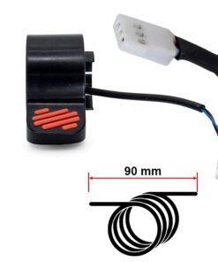 Alternative view of Elektrická brzda/plyn řadička L pro řadu NINEBOT ES Y e - Červená