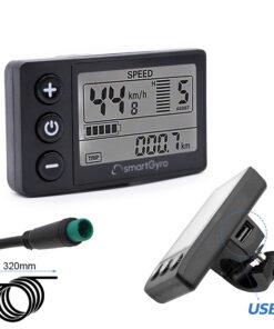 Alternative view of Displej S866 s voděodolným spojovacím kabelem s USB portem SmartGyro