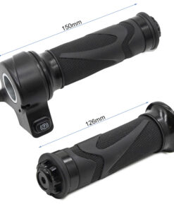 Throttle grip with button - waterproof connector