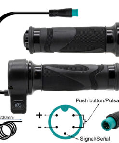 Alternative view of Grip akcelerátoru s tlačítkem - voděodolný konektor