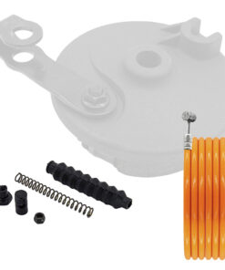 Lanko přední bubnové brzdy oranžové pro Xiaomi 5 / 5 Pro / 5 Max / 5 Plus – 141 cm – pohled 3