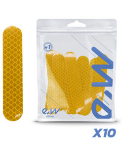 Žluté reflexní boční samolepky pro Xiaomi 5 Plus – balení 10 ks – pohled 2